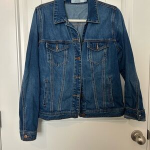 JustFab Blue Denim Jean Jacket